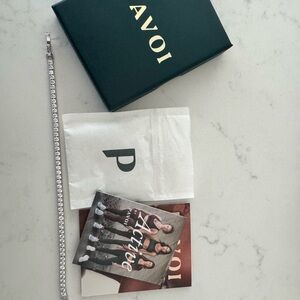 PAVOI 14K Gold Plated 3mm Cubic Zirconia Classic Tennis Bracelet